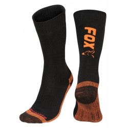 FOX - Black Orange Thermolite Long Sock 10-13 (EU 44-47) - skarpetki